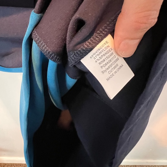 41 Hawthorn Giulia knit pointe dress blue size Medium NWT - Picture 5 of 5